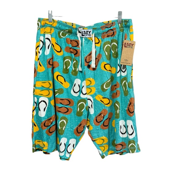 Lazy One- NWT Men’s Flip Flop PJ Lounge Shorts- Sz. XL - Picture 3 of 8